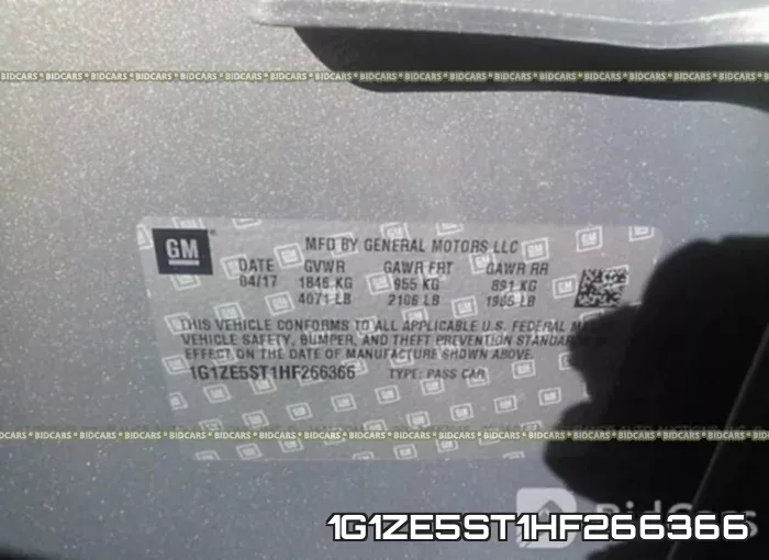 1G1ZE5ST1HF266366 фото 10