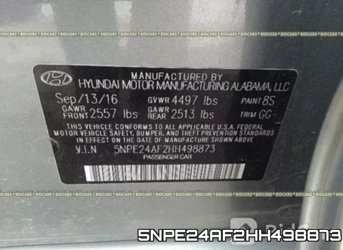 5NPE24AF2HH498873 фото 10