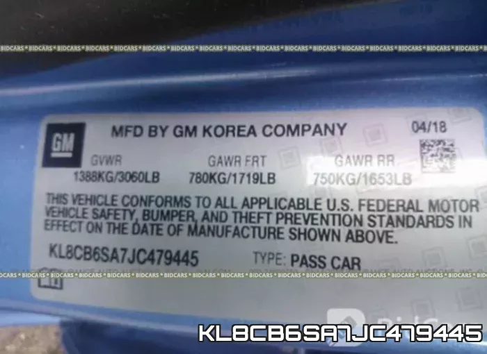 KL8CB6SA7JC479445 фото 10