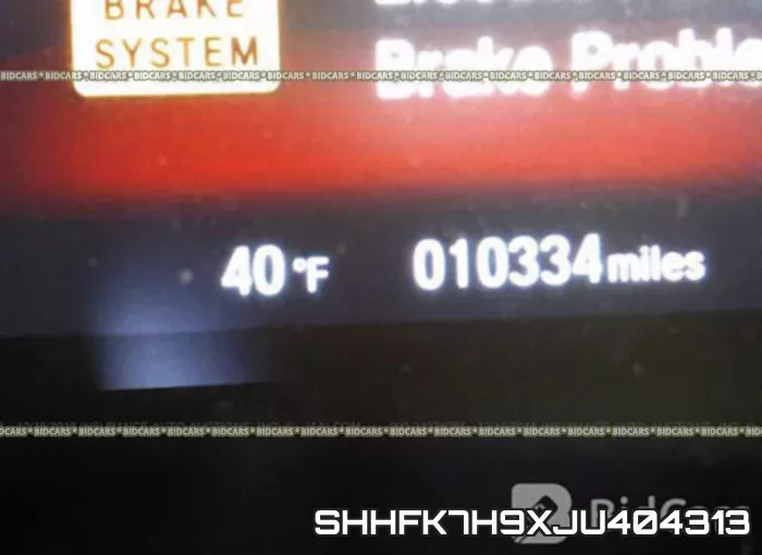 SHHFK7H9XJU404313 фото 8
