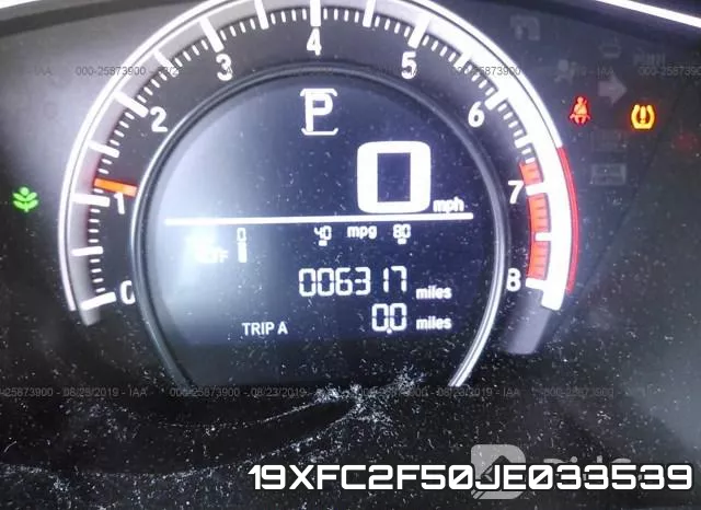 19XFC2F50JE033539 фото 8