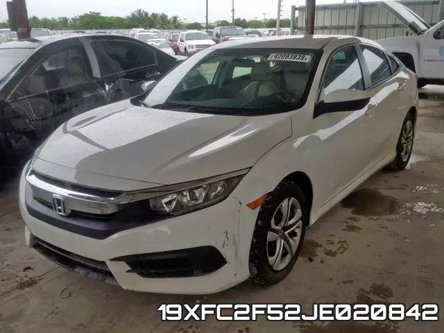 19XFC2F52JE020842 фото 3