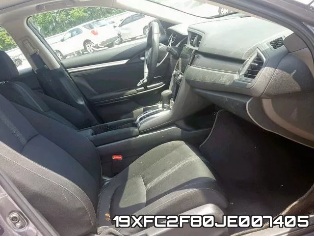 19XFC2F80JE007405 фото 6
