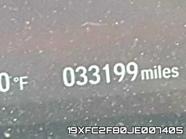 19XFC2F80JE007405 фото 9