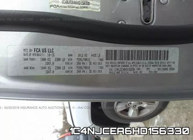 1C4NJCEA6HD156330 фото 10