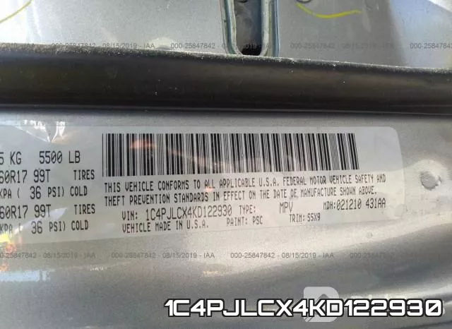 1C4PJLCX4KD122930 фото 10