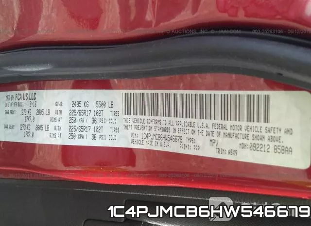 1C4PJMCB6HW546679 фото 10