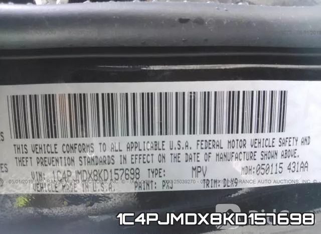 1C4PJMDX8KD157698 фото 10