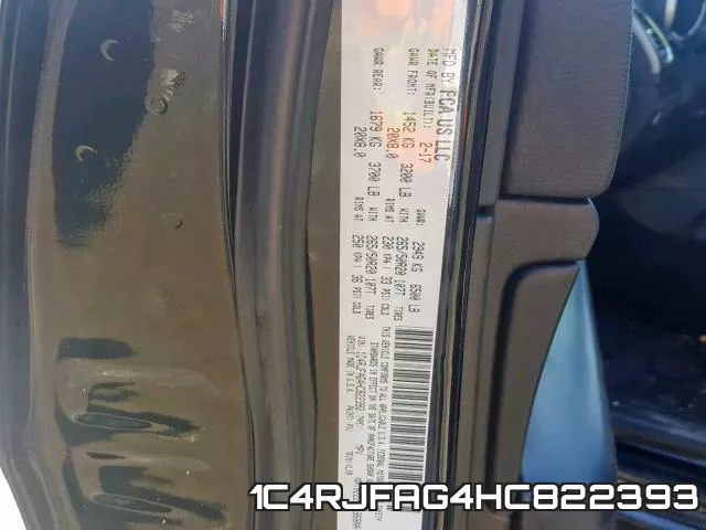 1C4RJFAG4HC822393 фото 2