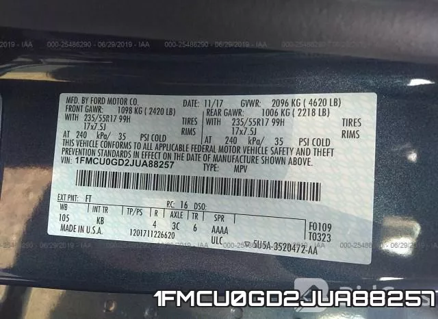 1FMCU0GD2JUA88257 фото 10