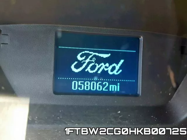1FTBW2CG0HKB00725 фото 9
