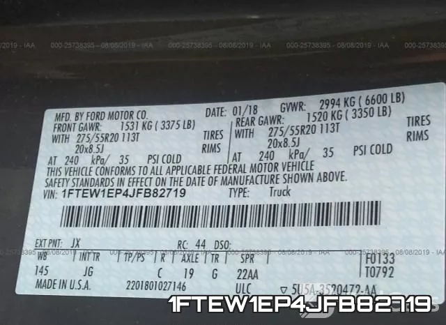 1FTEW1EP4JFB82719 фото 10