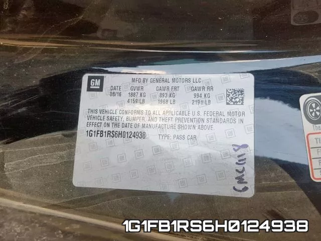 1G1FB1RS6H0124938 фото 2
