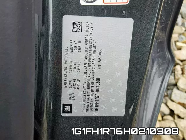 1G1FH1R76H0210308 фото 2