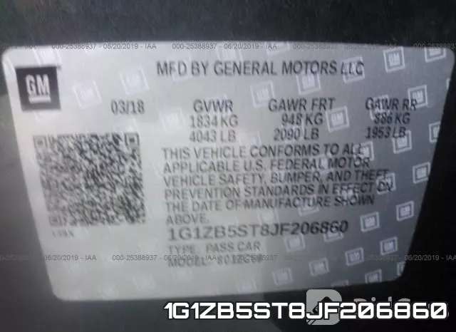 1G1ZB5ST8JF206860 фото 10