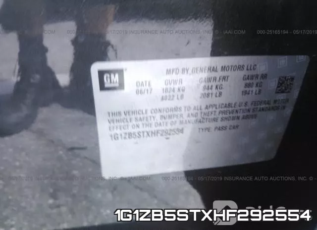 1G1ZB5STXHF292554 фото 10