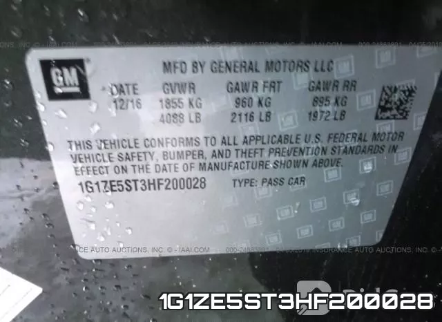 1G1ZE5ST3HF200028 фото 10