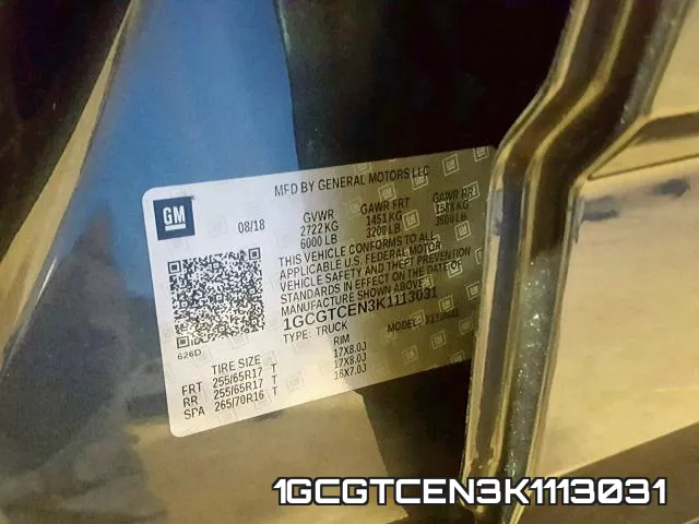 1GCGTCEN3K1113031 фото 2