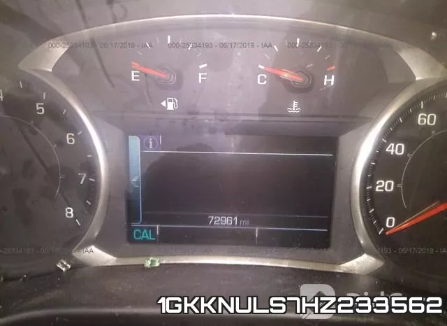 1GKKNULS7HZ233562 фото 8