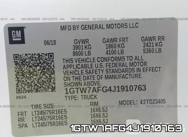 1GTW7AFG4J1910763 фото 10