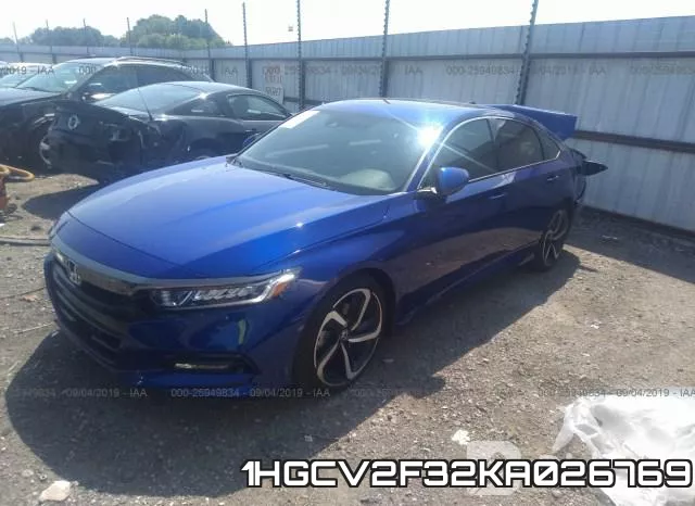 1HGCV2F32KA026769 фото 3