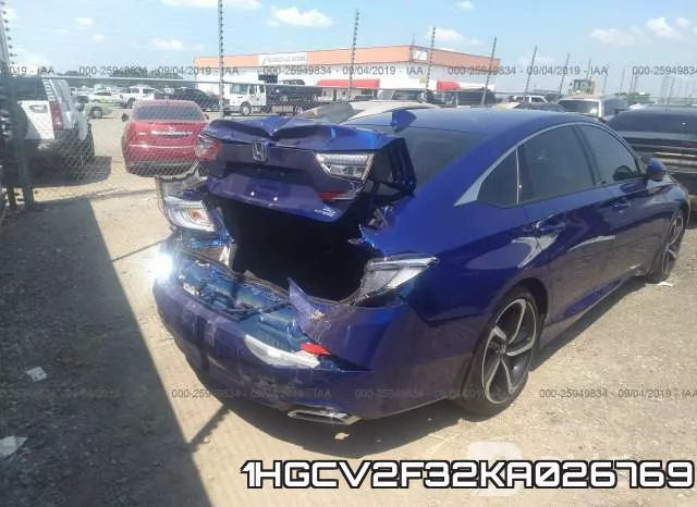 1HGCV2F32KA026769 фото 7