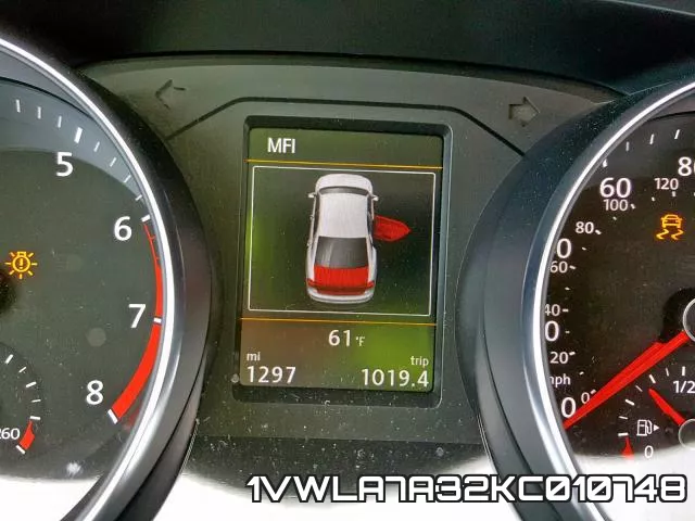 1VWLA7A32KC010748 фото 9