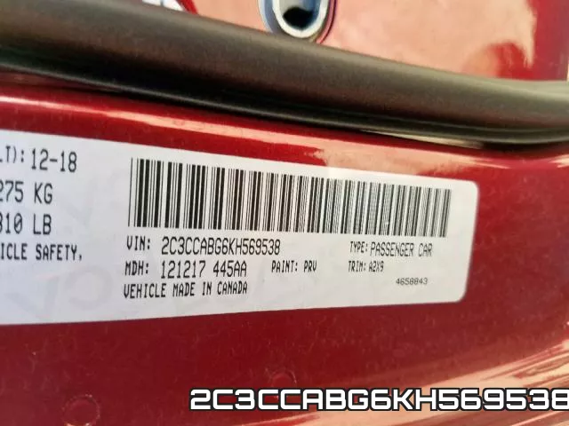 2C3CCABG6KH569538 фото 2
