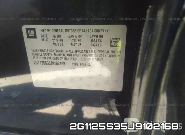 2G1125S35J9102168 фото 10