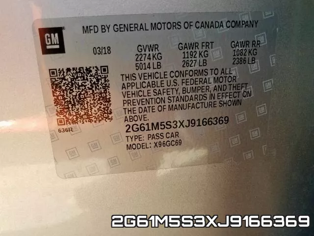 2G61M5S3XJ9166369 фото 2