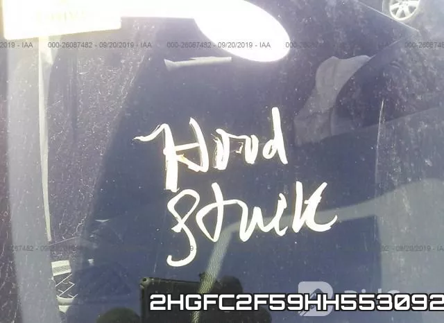 2HGFC2F59HH553092 фото 2