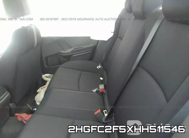 2HGFC2F5XHH511546 фото 9