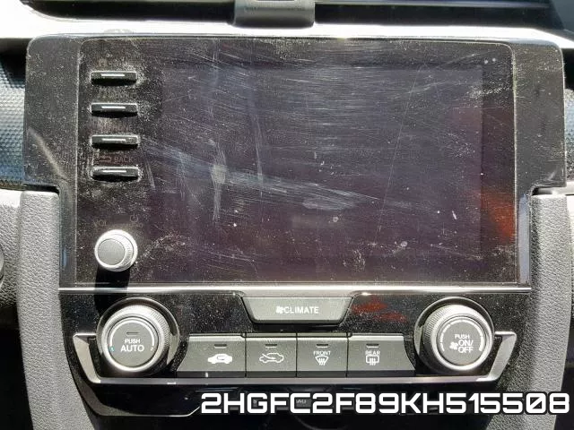 2HGFC2F89KH515508 фото 10