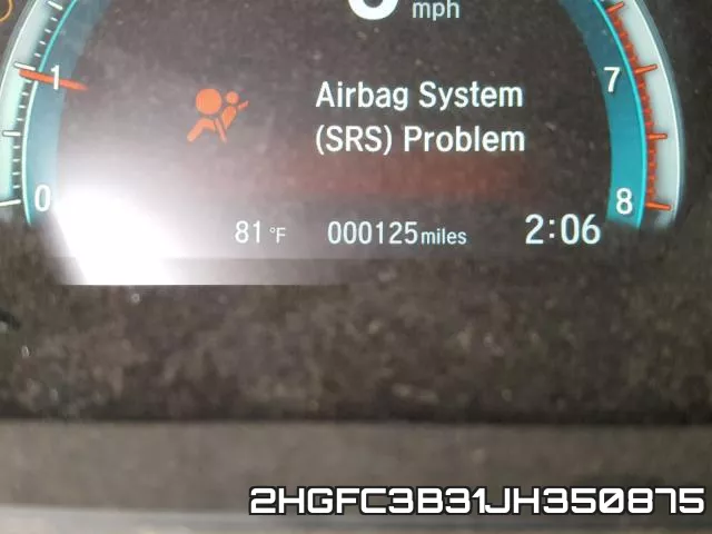 2HGFC3B31JH350875 фото 9