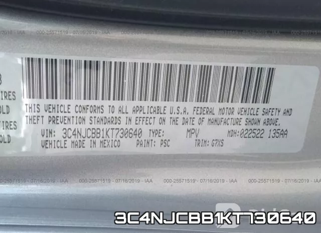 3C4NJCBB1KT730640 фото 10