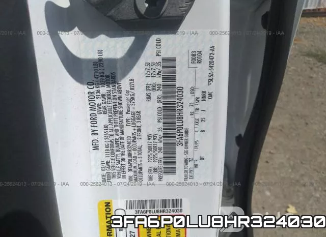 3FA6P0LU8HR324030 фото 10