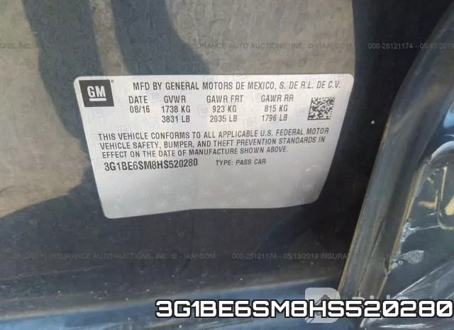 3G1BE6SM8HS520280 фото 10