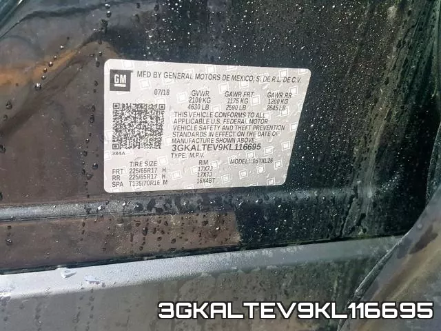 3GKALTEV9KL116695 фото 2