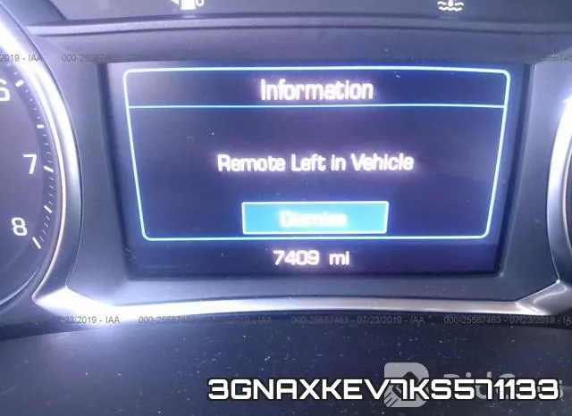 3GNAXKEV7KS571133 фото 8