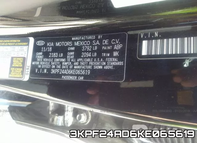 3KPF24AD6KE065619 фото 10