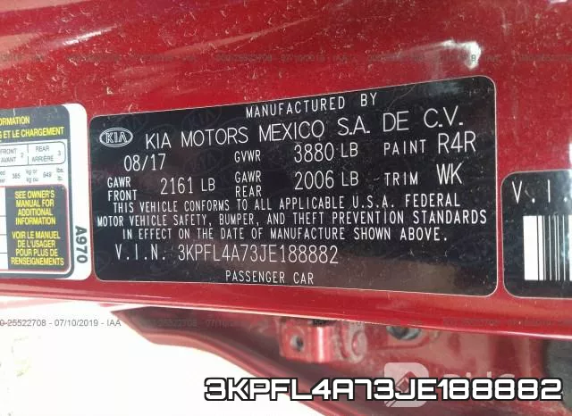 3KPFL4A73JE188882 фото 10