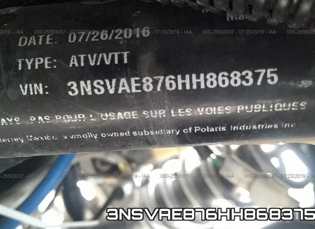 3NSVAE876HH868375 фото 2