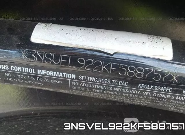 3NSVEL922KF588757 фото 2