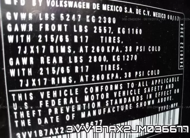 3VV1B7AX2JM036677 фото 10