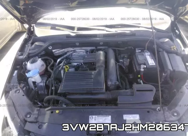 3VW2B7AJ2HM206347 фото 2