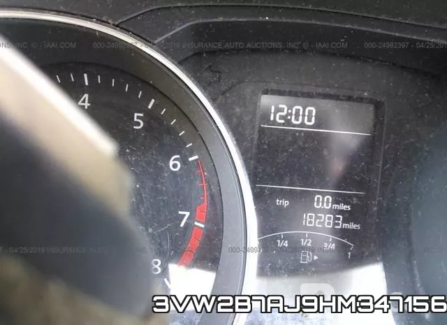 3VW2B7AJ9HM347156 фото 8