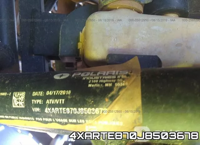 4XARTE870J8503678 фото 2