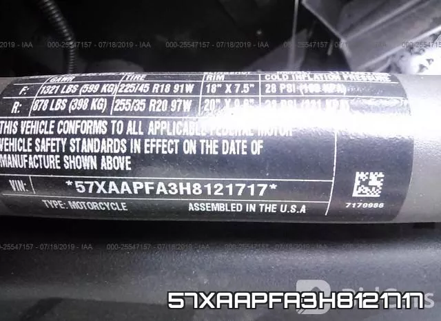 57XAAPFA3H8121717 фото 2