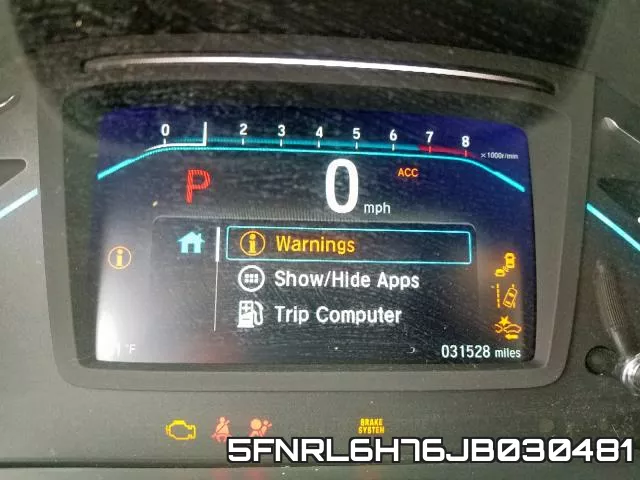 5FNRL6H76JB030481 фото 9