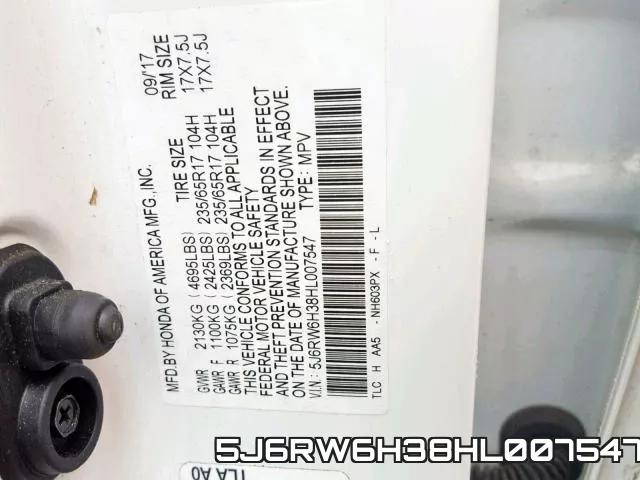 5J6RW6H38HL007547 фото 2